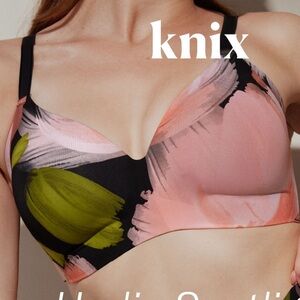 Knix | WingWoman Contour Bra Floral Splendor Pattern Non Wire Size 8